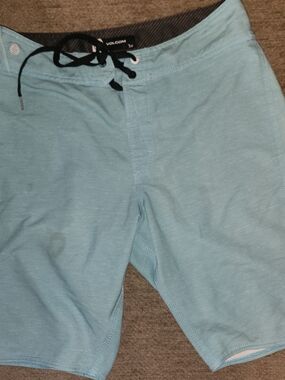 Volcom Light Blue Men's Board Shorts